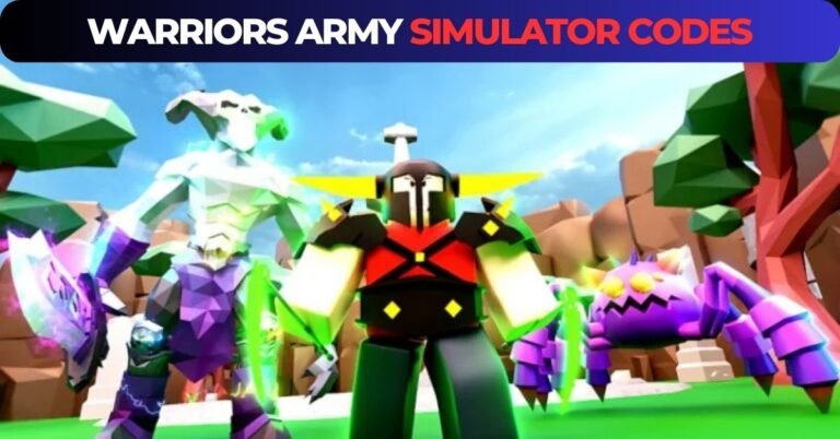 Warriors Army Simulator Codes